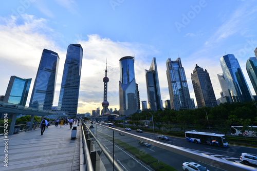 Shanghai world financial center skyscrapers