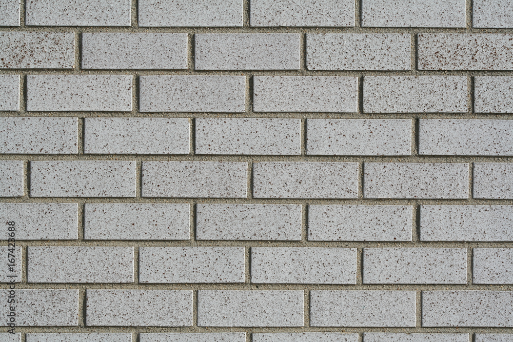 Clean Gray Brick Wall background texture