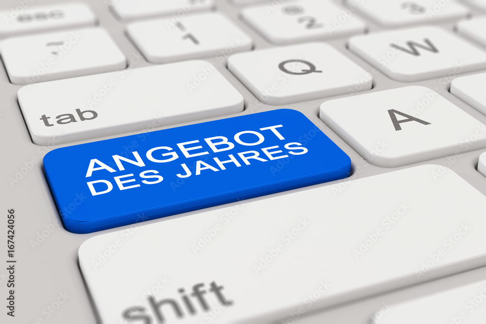 Tastatur - Angebot des Jahres - blau Tastatur - Angebot des Jahres - blau