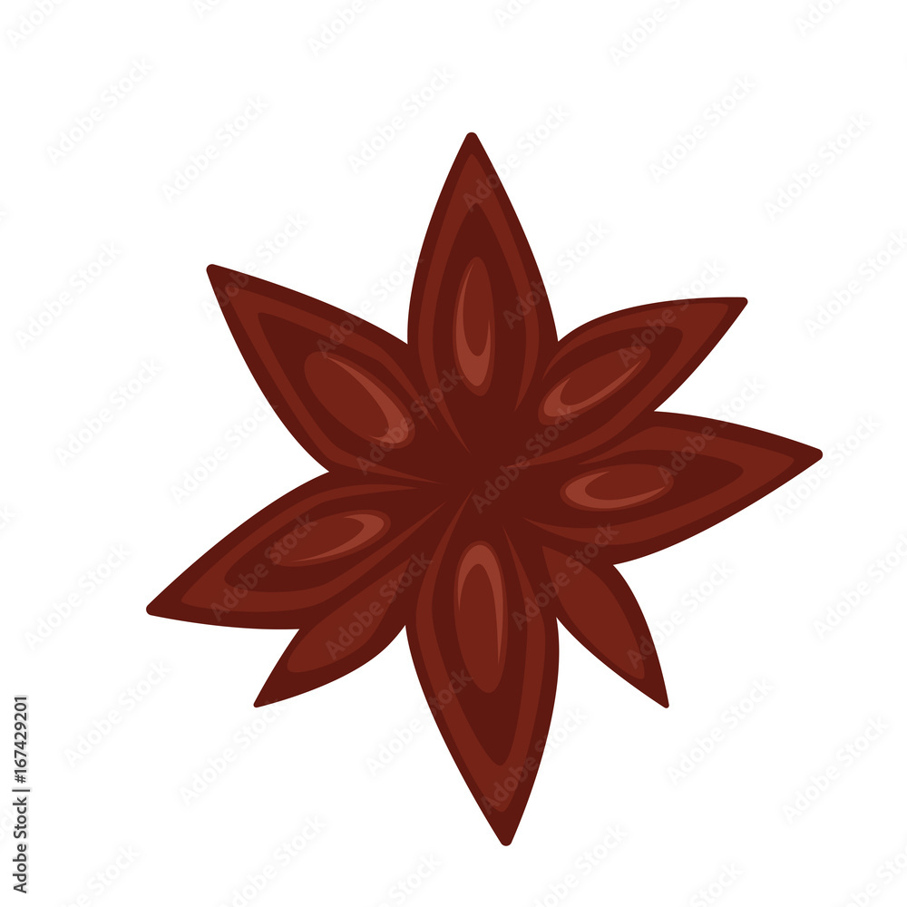 Simple brown flower