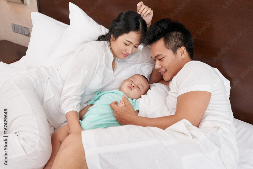 Fototapeta premium Happy family