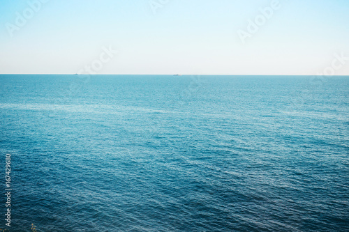 Sea with a tropical beach. © explorich