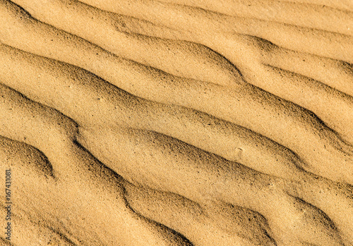 Sand in the desert as a background