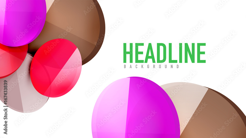 Modern geometric presentation background Modern geometric presentation background
