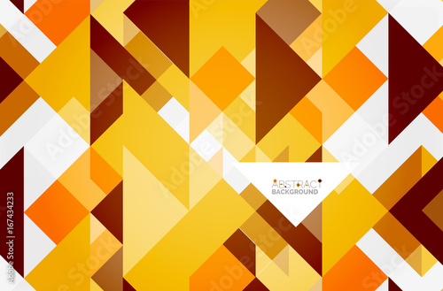 Triangle pattern design background photo