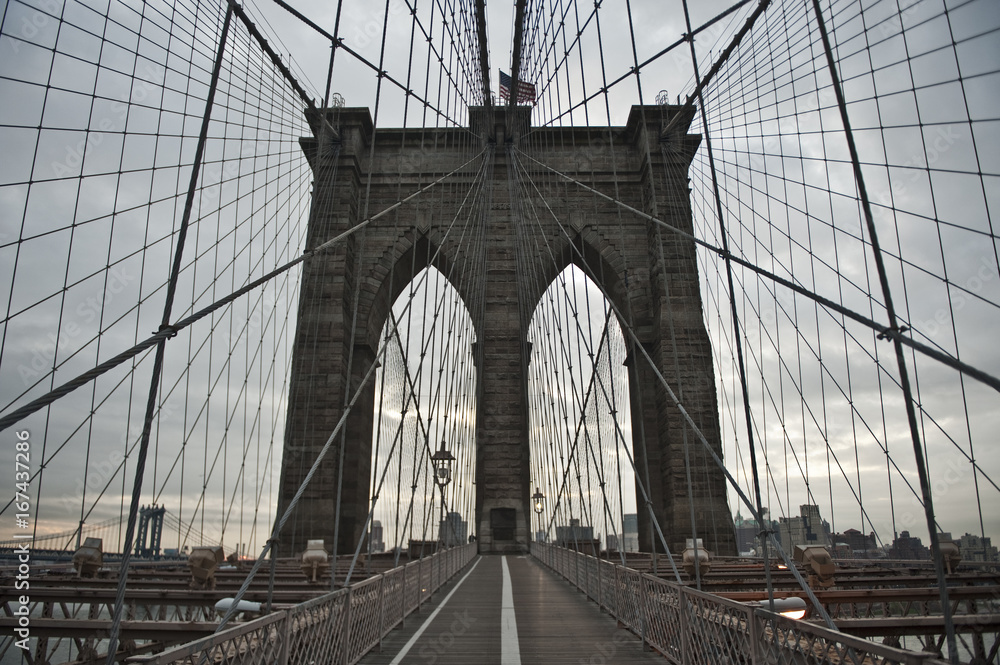 Naklejka premium Most Brookliński
