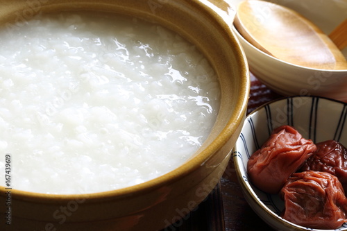 お粥 rice porridge(congee)