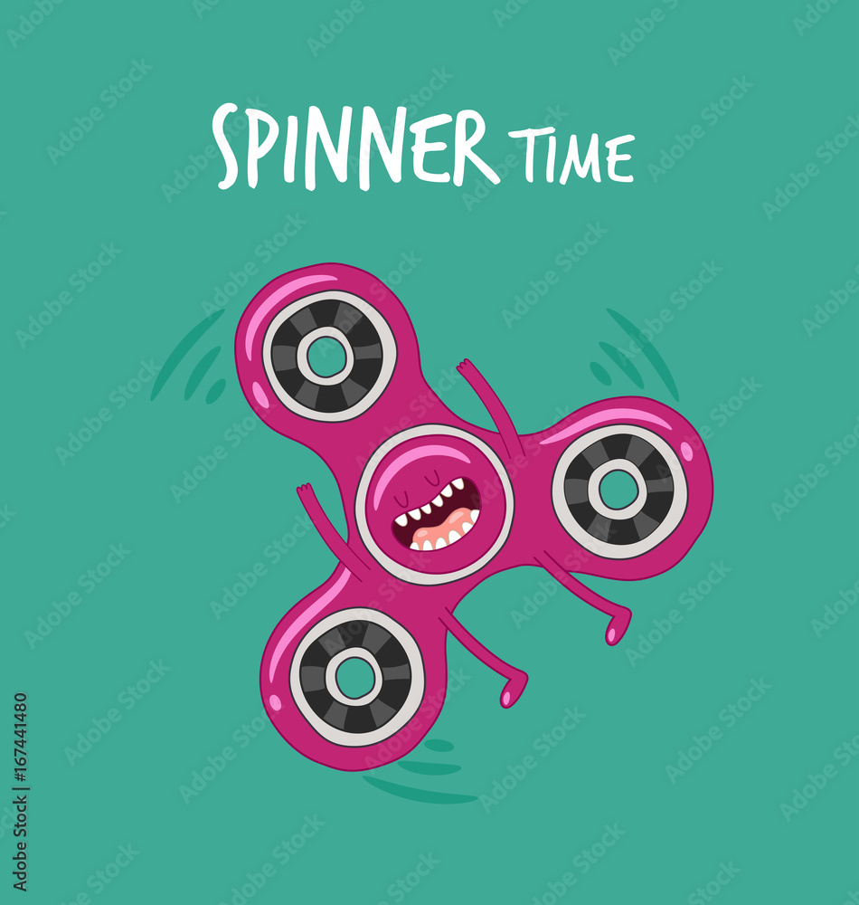 Funny color spinner. Stress relieving toy Funny color spinner. Stress relieving toy