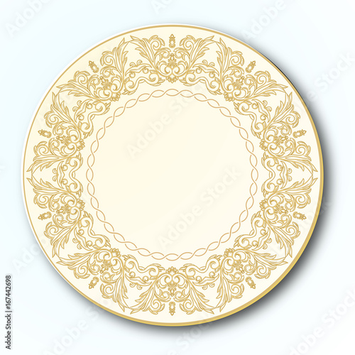 Western Porcelain Plate