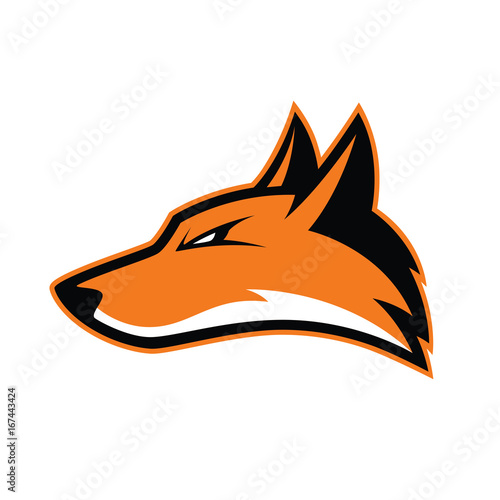 Fotografia Fox head mascot