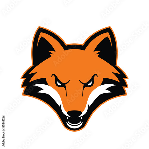 Fox head mascot