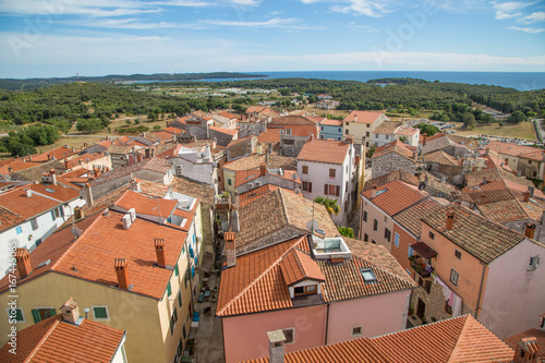 Wallpaper Mural Vrsar Stadtpanorama und Aussicht auf die paradiesische Bucht Torontodigital.ca
