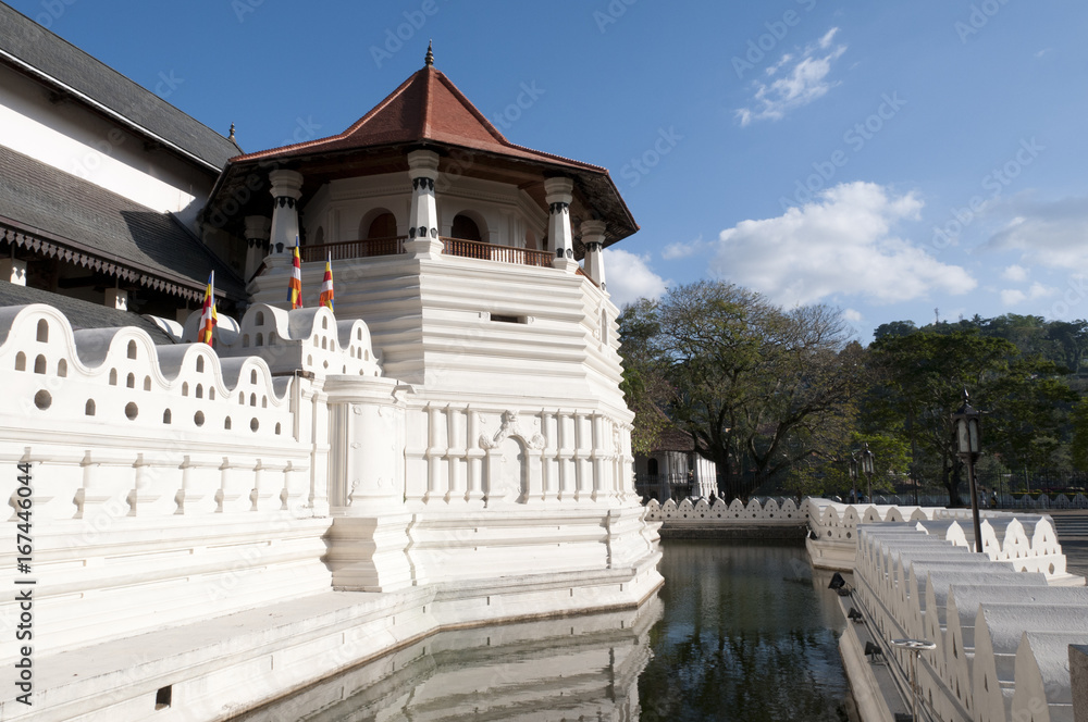 Temple of the Tooth in Kandy Sri Lanka