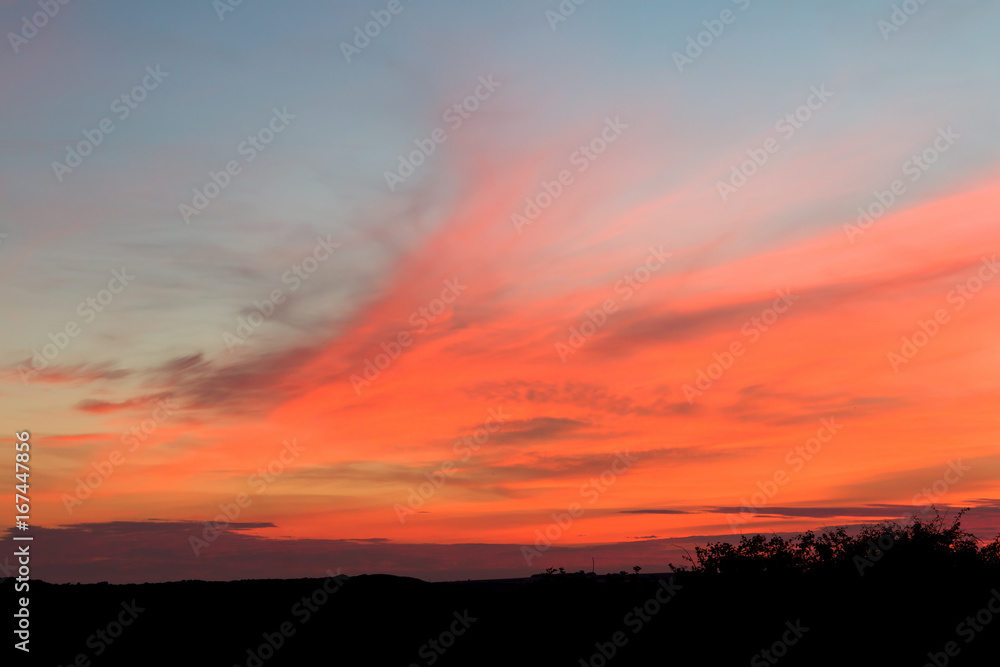 Sunset Clouds across Sussex