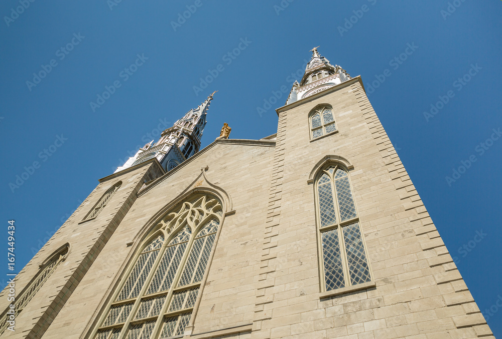 Notre Dame Cathedral church in Ottawa Canada Notre Dame Cathedral church in Ottawa Canada