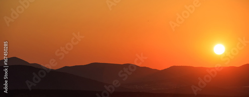 Mountains landscape at sunset © viperagp