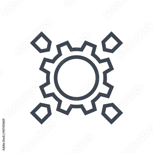 Integration linear icon