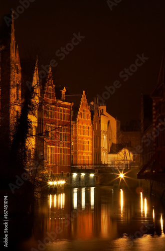Ghent by night © Anneke