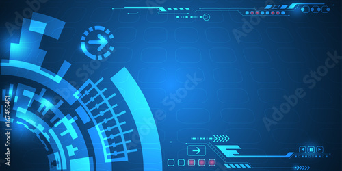 Vector abstract background technology concept.