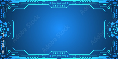 Vector abstract background technology concept.