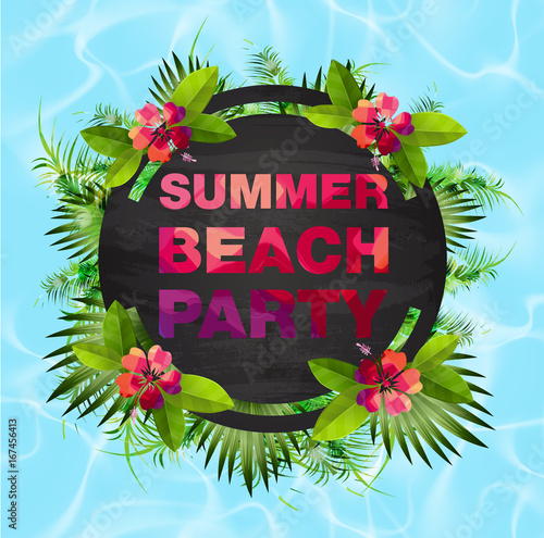 Summer beach party