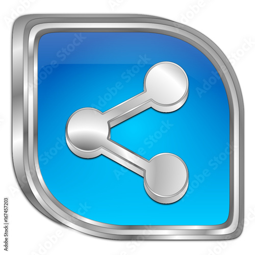 Share Button - 3D illustration