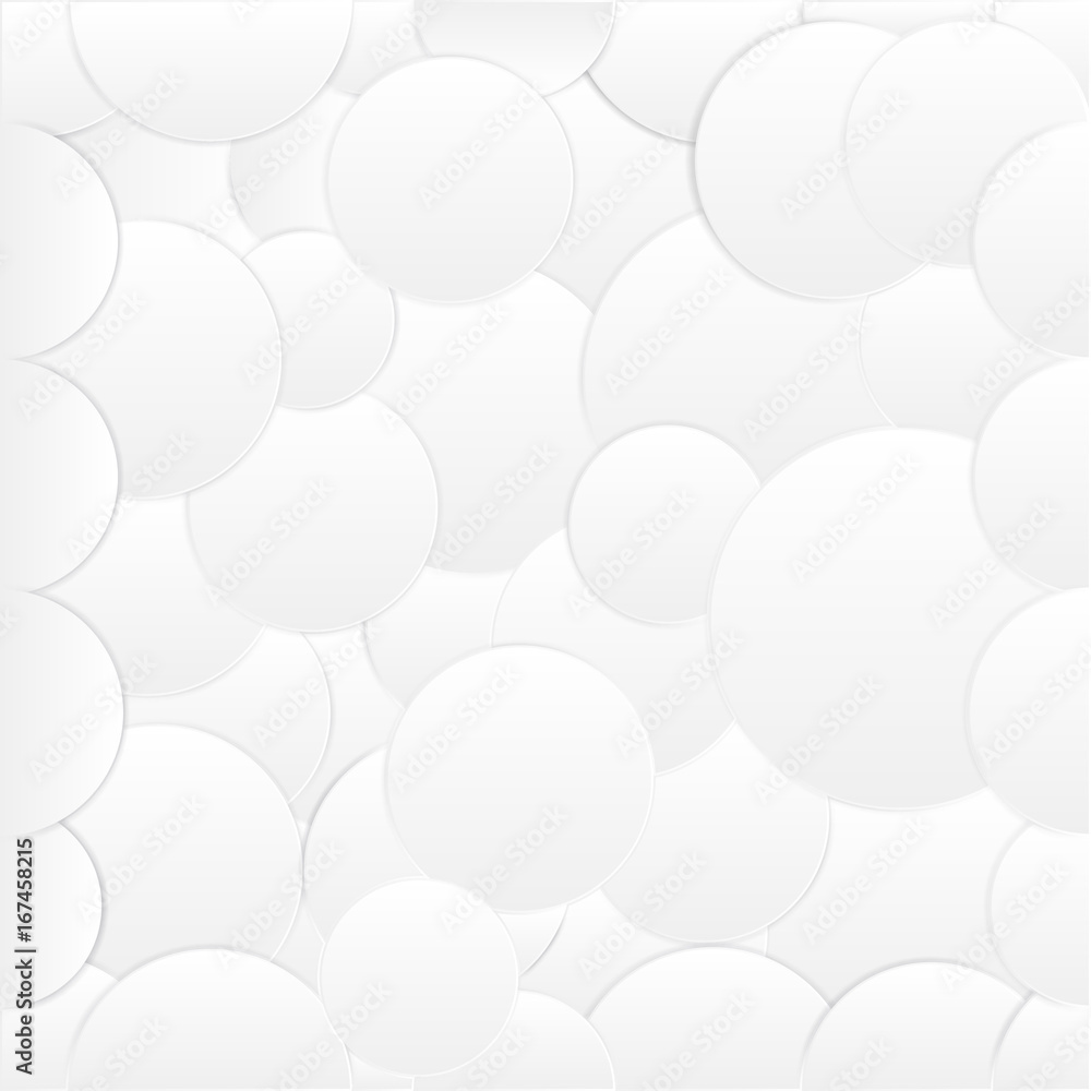 Paper art circle banner with drop shadows. Vector illustration Paper art circle banner with drop shadows. Vector illustration