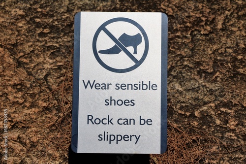 Wear sensible shoes! Wave Rock can be slippery, Hyden Western Australia