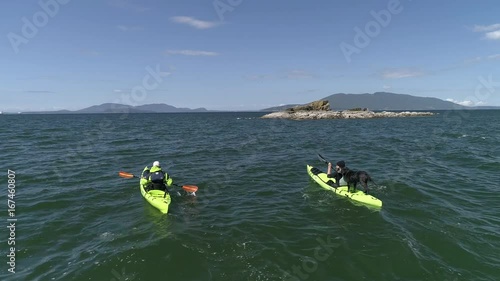 Bellingham, WA 06-04-17: Ocean Kayaking at Larrabee Park with 2 Guys 1 Dog