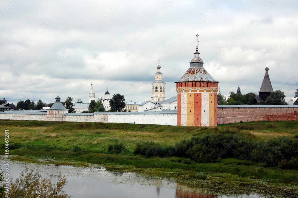 Spaso-Prilutsky monastery in Vologda, Russia. The monastery was built in the 16th century Spaso-Prilutsky monastery in Vologda, Russia. The monastery was built in the 16th century