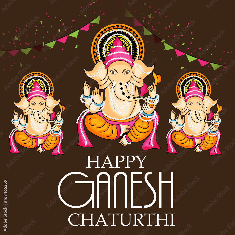 Fototapeta premium Ganesh Chaturthi.