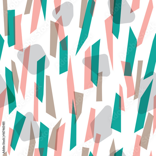 Abstract colorful stripes seamless pattern