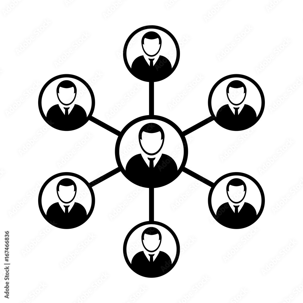Team Icon Vector - Group of People Network and Connected Business Person Symbol in Glyph Pictogram illustration Team Icon Vector - Group of People Network and Connected Business Person Symbol in Glyph Pictogram illustration