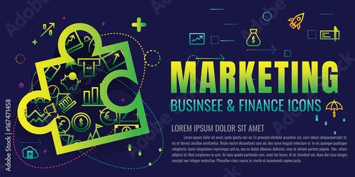 icon. business. finance. Marketing. money. success. teamwork. modern design. vector illustration colorful on blue background. logo. symbol