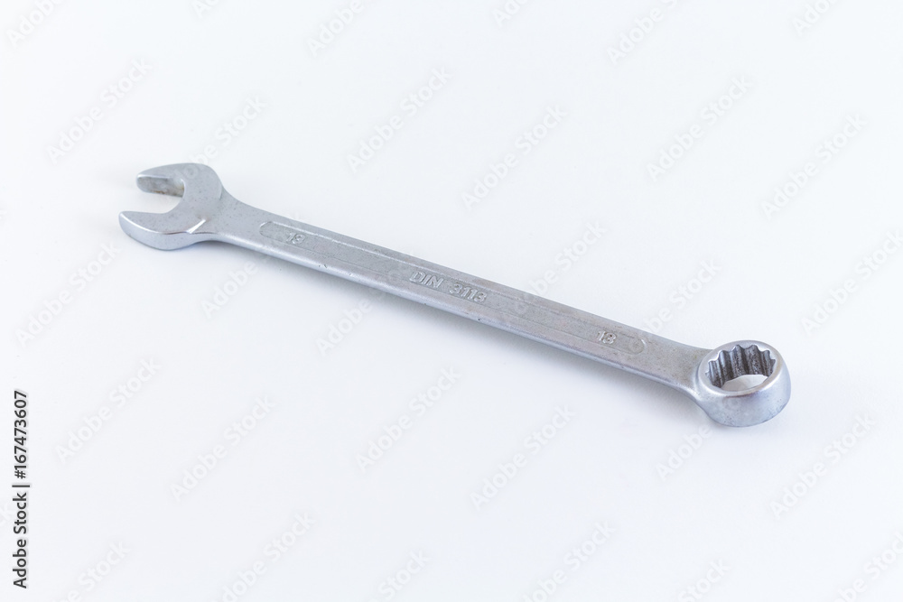 Wrench Spanner Isolated on White Background Wrench Spanner Isolated on White Background