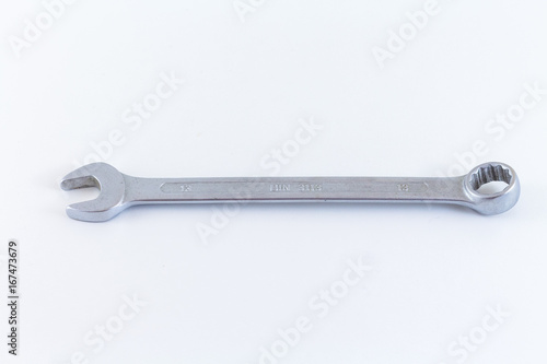 Wrench Spanner Isolated on White Background © Vincent