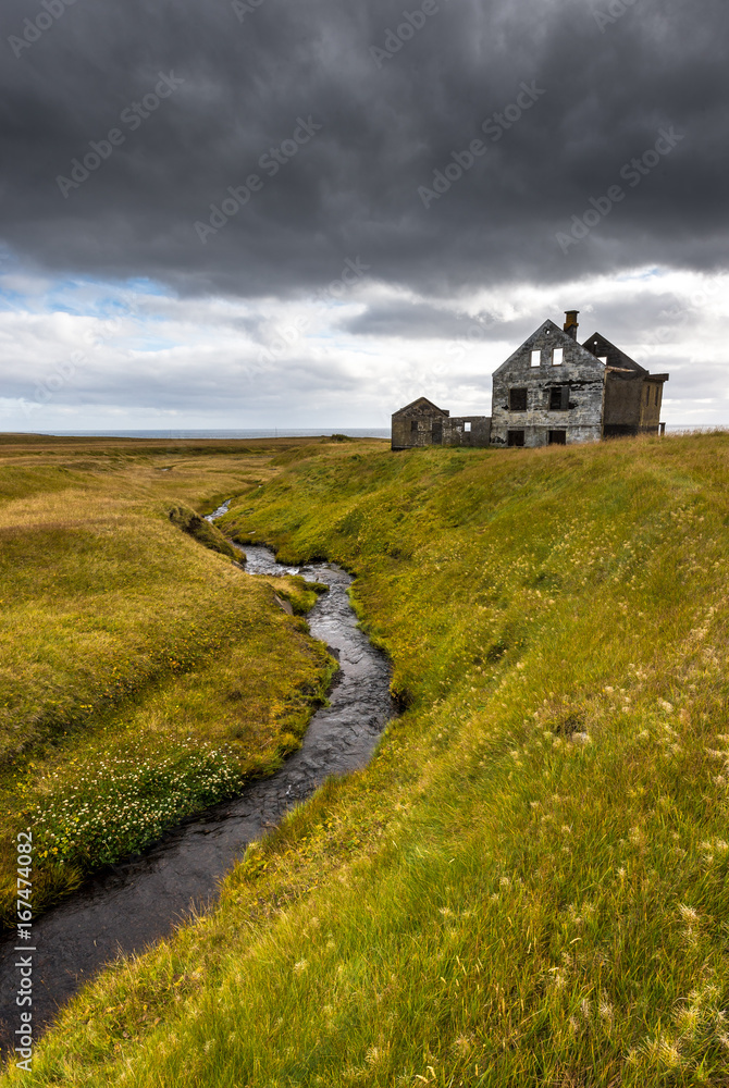 Verlassenes Haus bei Dagverðará auf der Snaefellsnes Halbinsel
