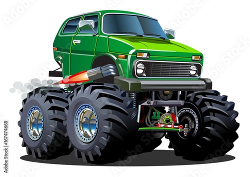 Cartoon Monster Truck