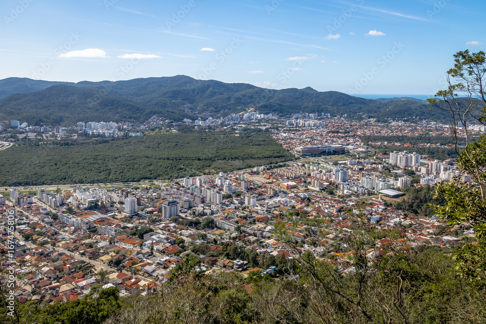 Aerial view of Florianopolis City - Florianopolis, Santa Catarina, Brazia