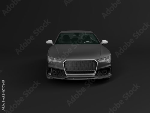 Car isolated on black background