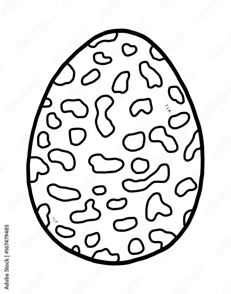 animal egg / cartoon vector and illustration, black and white, hand drawn, sketch style, isolated on white background. animal egg / cartoon vector and illustration, black and white, hand drawn, sketch style, isolated on white background.