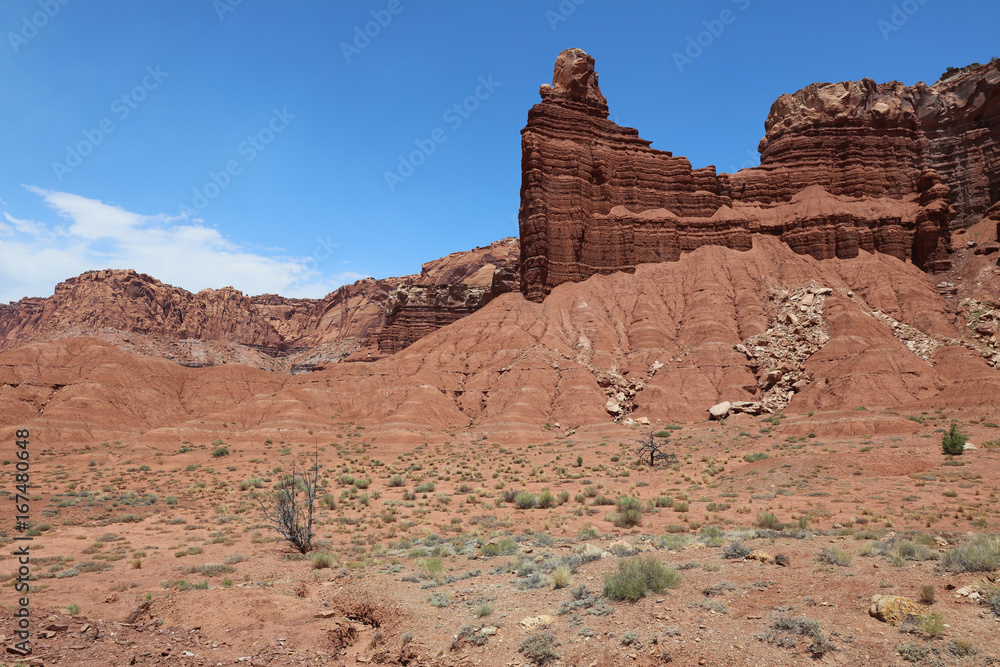 Fototapeta premium Rock Formation in Capitol Reef National Park. Utah. USA