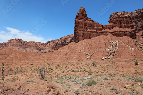 Rock Formation in Capitol Reef National Park. Utah. USA