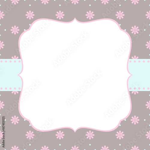 Elegant invitation card.