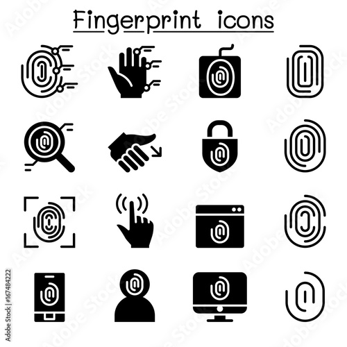 Fingerprint System icons