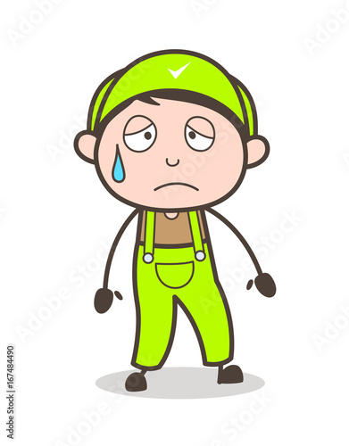Cartoon Emotional Boy Expression Vector Illustration © TheToonCompany