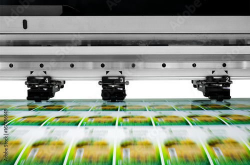 large printer format inkjet working