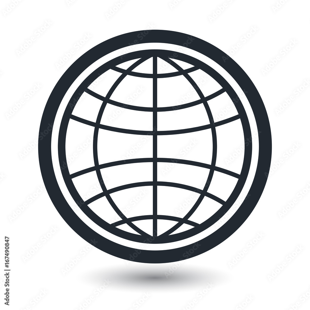 Globe earth vector icons isolated on white background
Globe earth vector icons isolated on white background