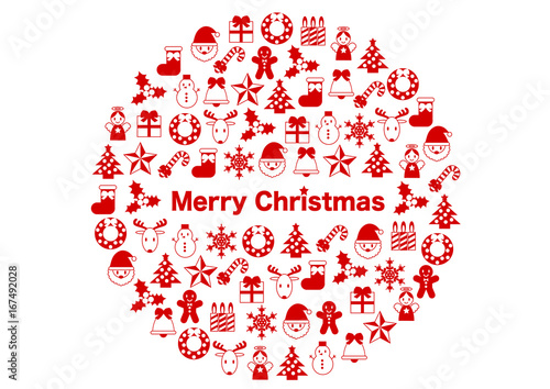 クリスマス イラスト アイコン ロゴ 赤 Stock Vector Adobe Stock クリスマス イラスト アイコン ロゴ 赤 Stock Vector Adobe Stock