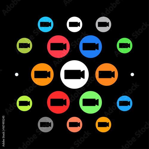 Modernes UI design - Projektor